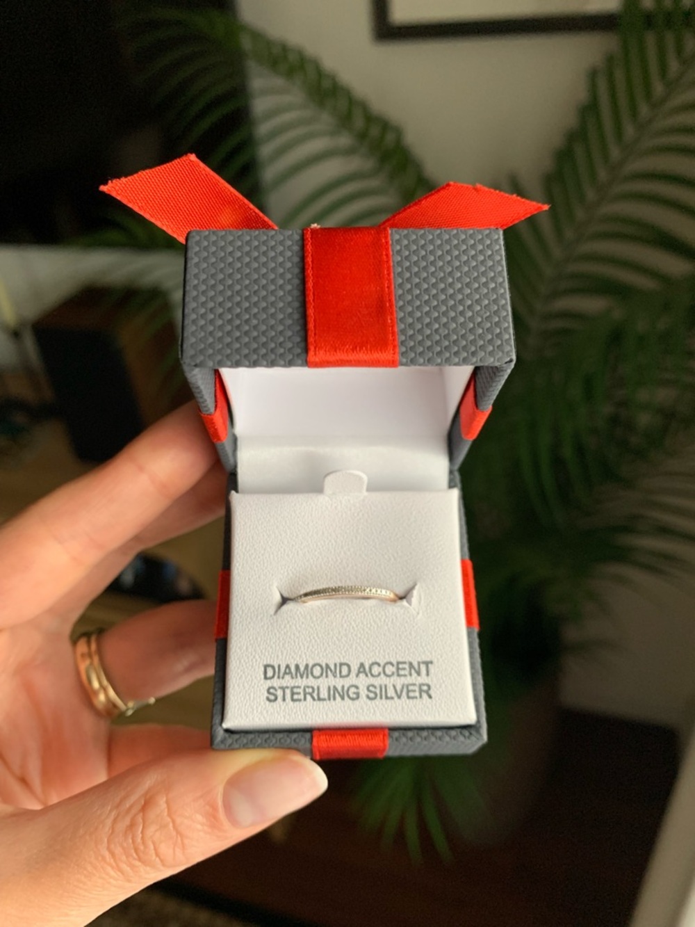 Diamonds, 14K Rose Gold/Sterling Silver Ring